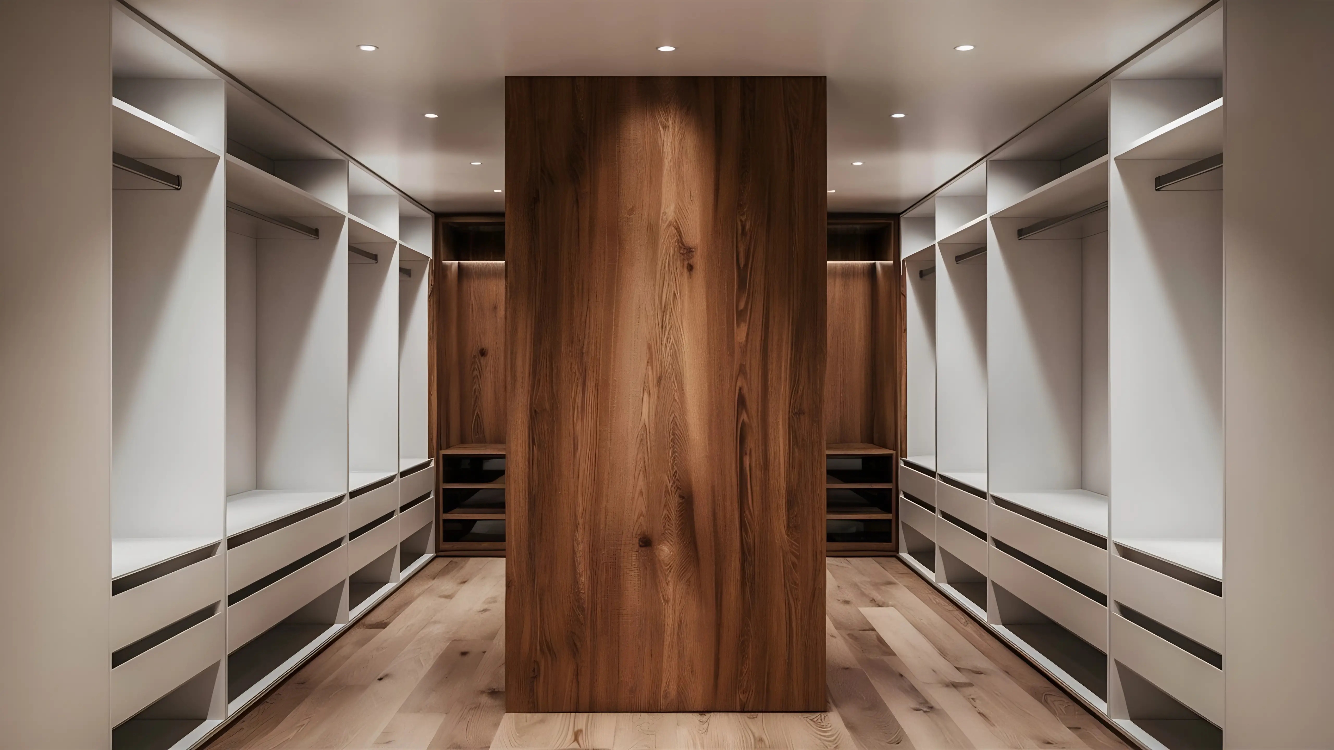 Custom wood wall paneling with precision millwork for high-end Cabo San Lucas home