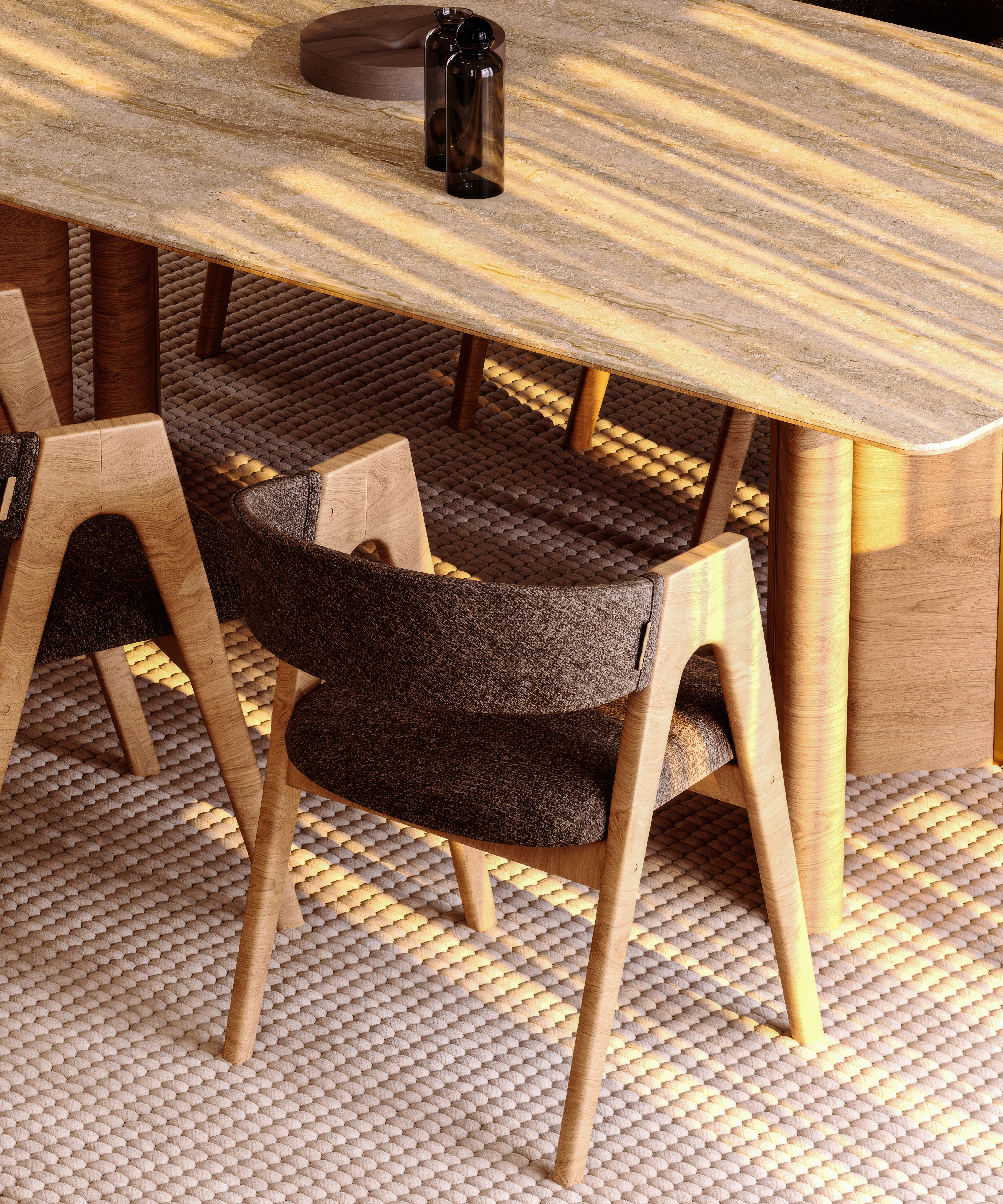 Custom wood pergola and structural carpentry for beachfront Cabo property