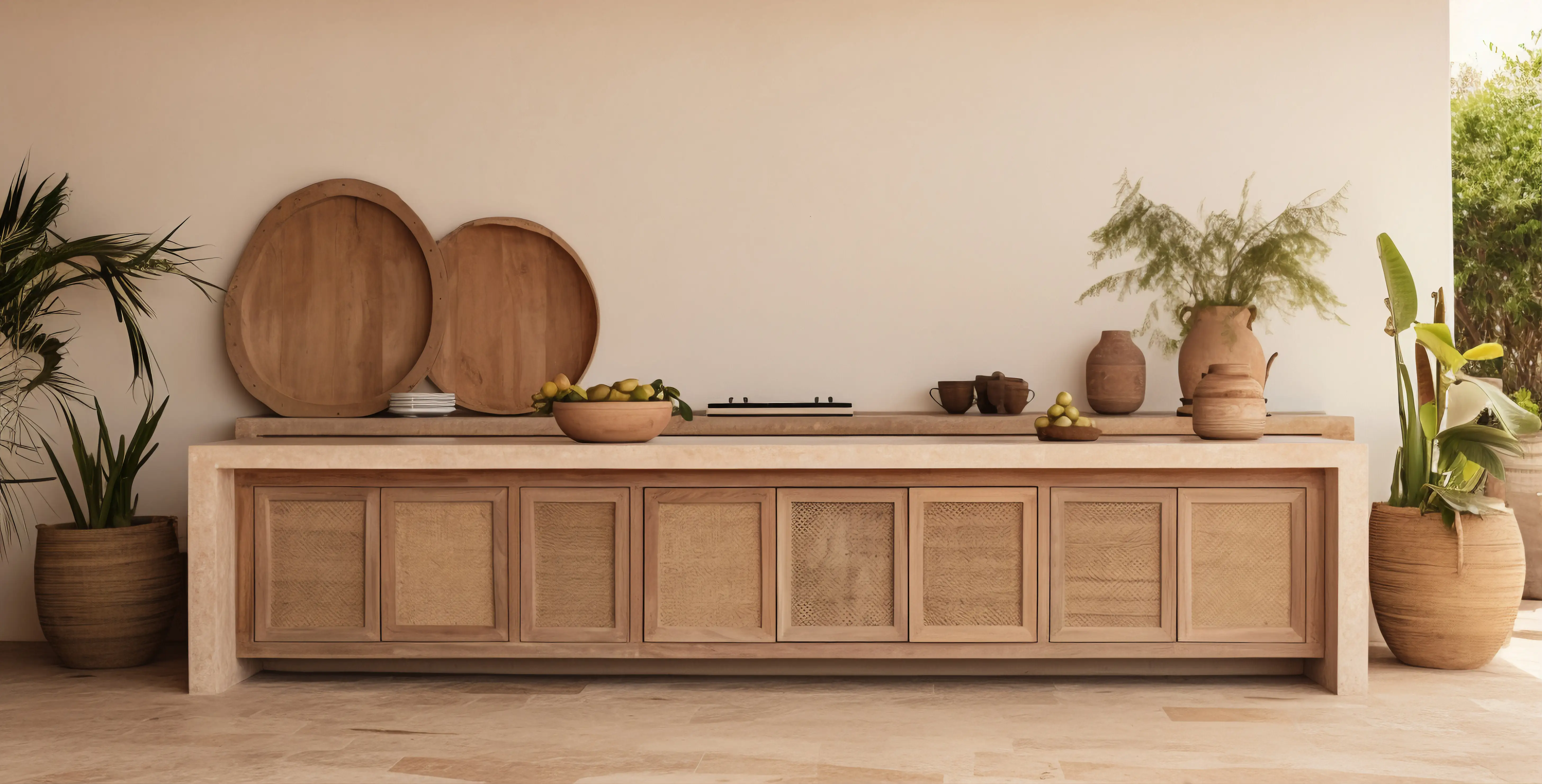 Custom pivot door with premium wood finish by Cabo carpentry studio Master Wood Design