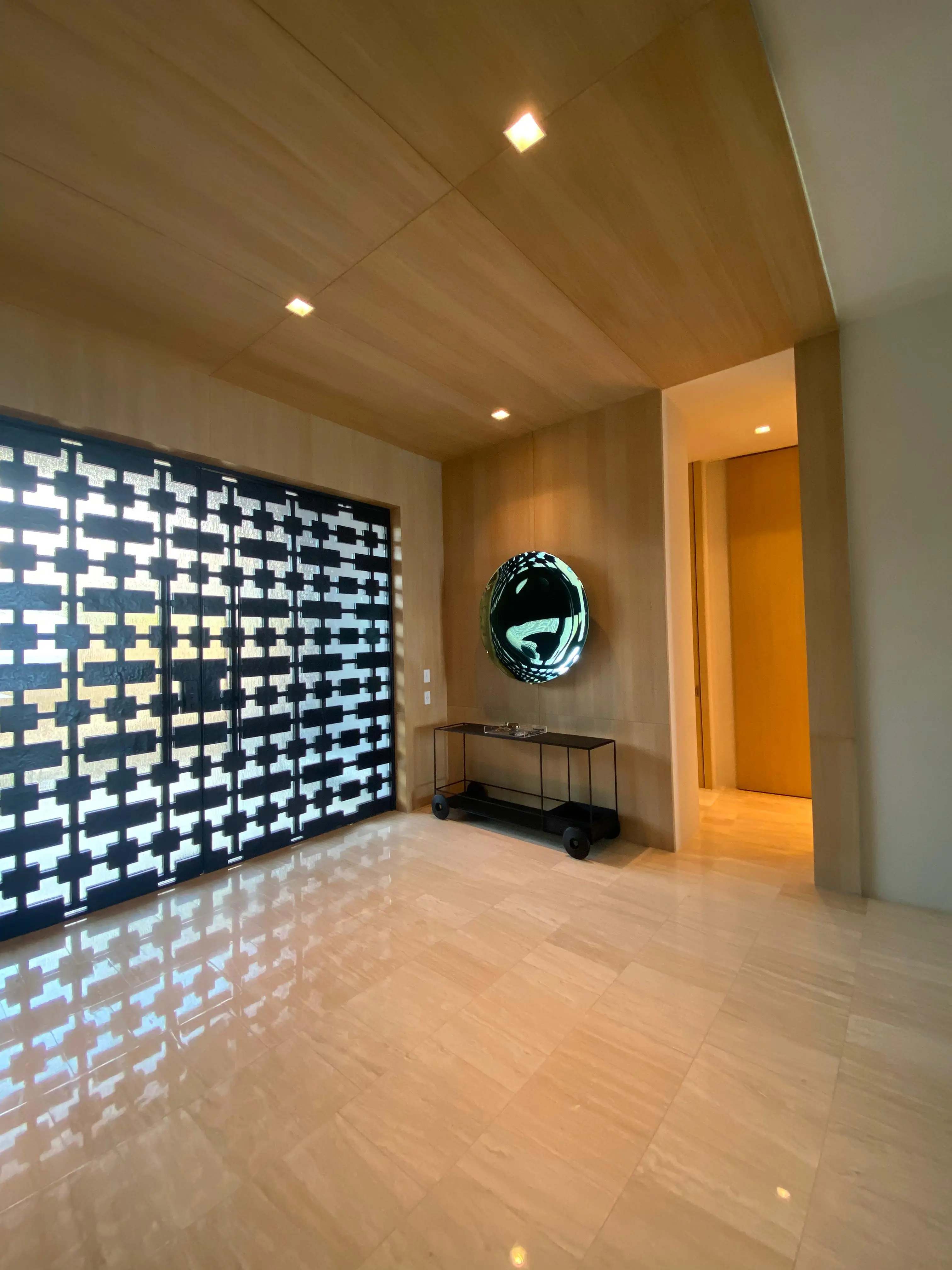 Premium wood deck with custom railing for cliffside Cabo property