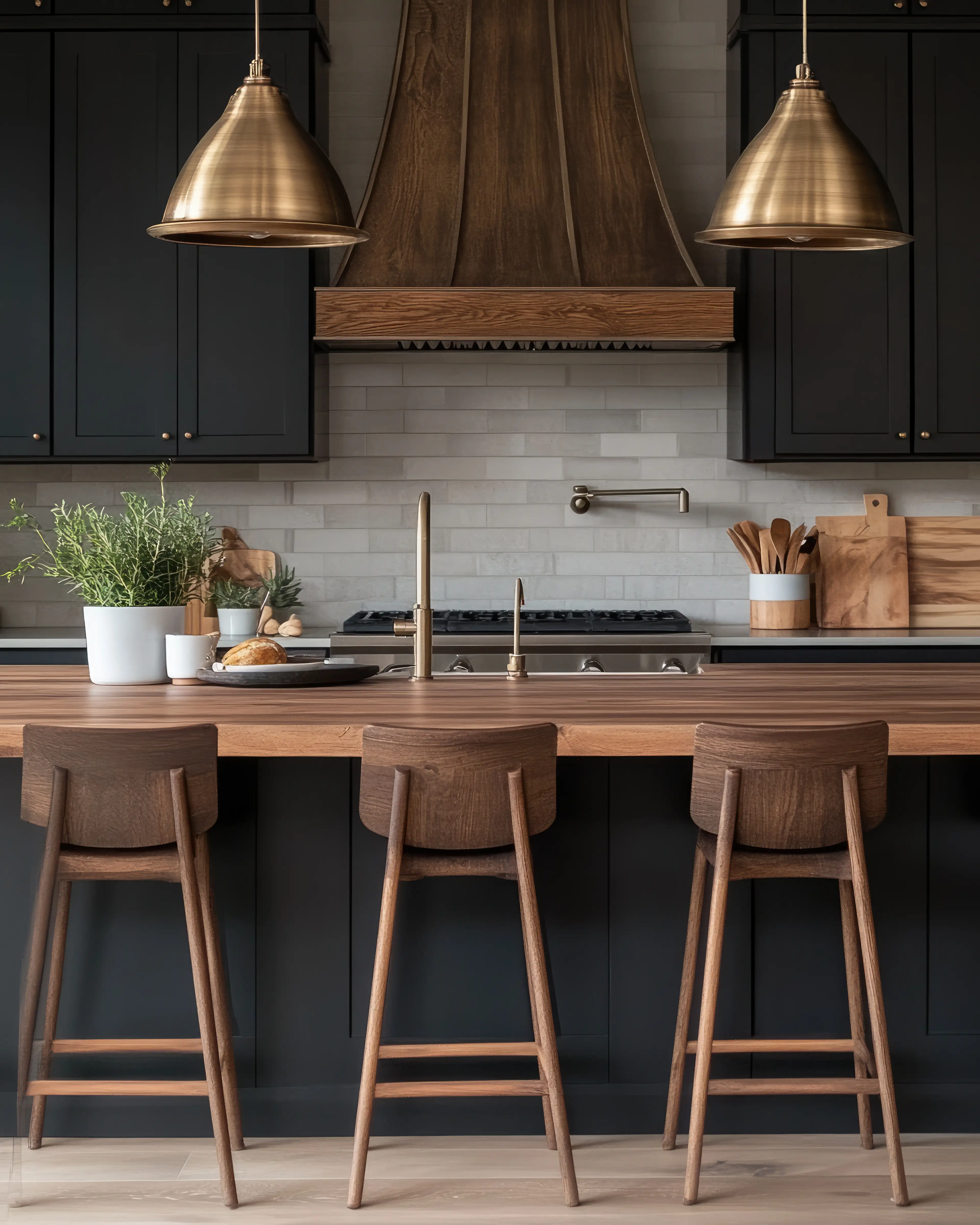 Premium kitchen renovation with artisan woodwork for Cabo villa by Master Wood Design