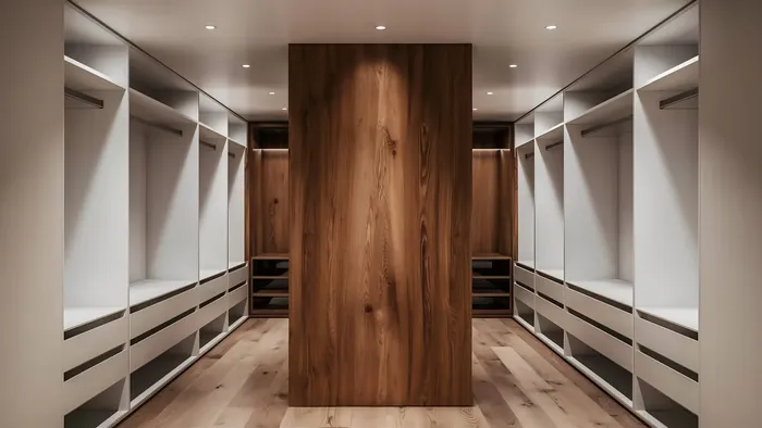 Custom wood wall paneling with precision millwork for high-end Cabo San Lucas home