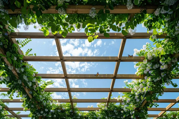 Wood pergola in Cabo