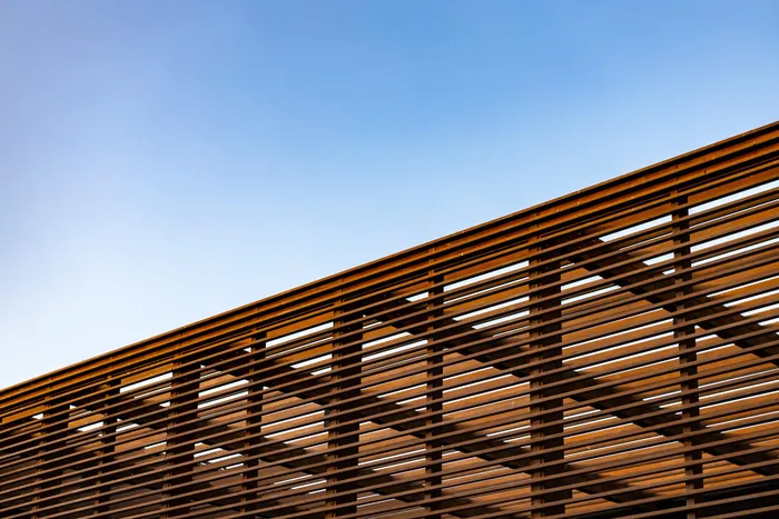 Custom wood pergola in Cabo San Lucas